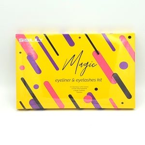 Eyeliner and Eyelashes Kit - 10 Pairs False Eyelashes and 2 Magic Eyeliners